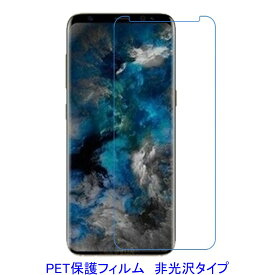 【2枚】 Galaxy S9+ Plus SC-03K SCV39 平面のみ保護 液晶保護フィルム 非光沢 指紋防止