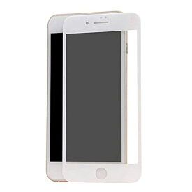 iPhone6 Plus iPhone6s Plus 5.5インチ 9H 0.26mm 枠白色 全面保護 強化ガラス 液晶保護フィルム 2.5D