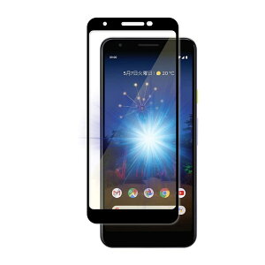 Google Pixel 3a Pixel 3 lite �g���F 9H 0.26mm �����K���X �t���ی�t�B���� 2.5D