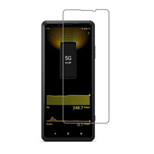 Xperia PRO-I XQ-BE42 Xperia PRO XQ-AQ52 6.5�C���` 9H 0.3mm �����K���X �t���ی�t�B���� 2.5D