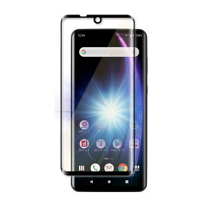 AQUOS zero2 SH-01M SHV47 906SH 0.26mm �g���F �w��F�ؑΉ� �ۂ��w��F�ؗp�̂�Ղ��� �S�ʕی� 3D�ȖʃJ�o�[ �����K���X �t���ی�t�B���� 2.5D