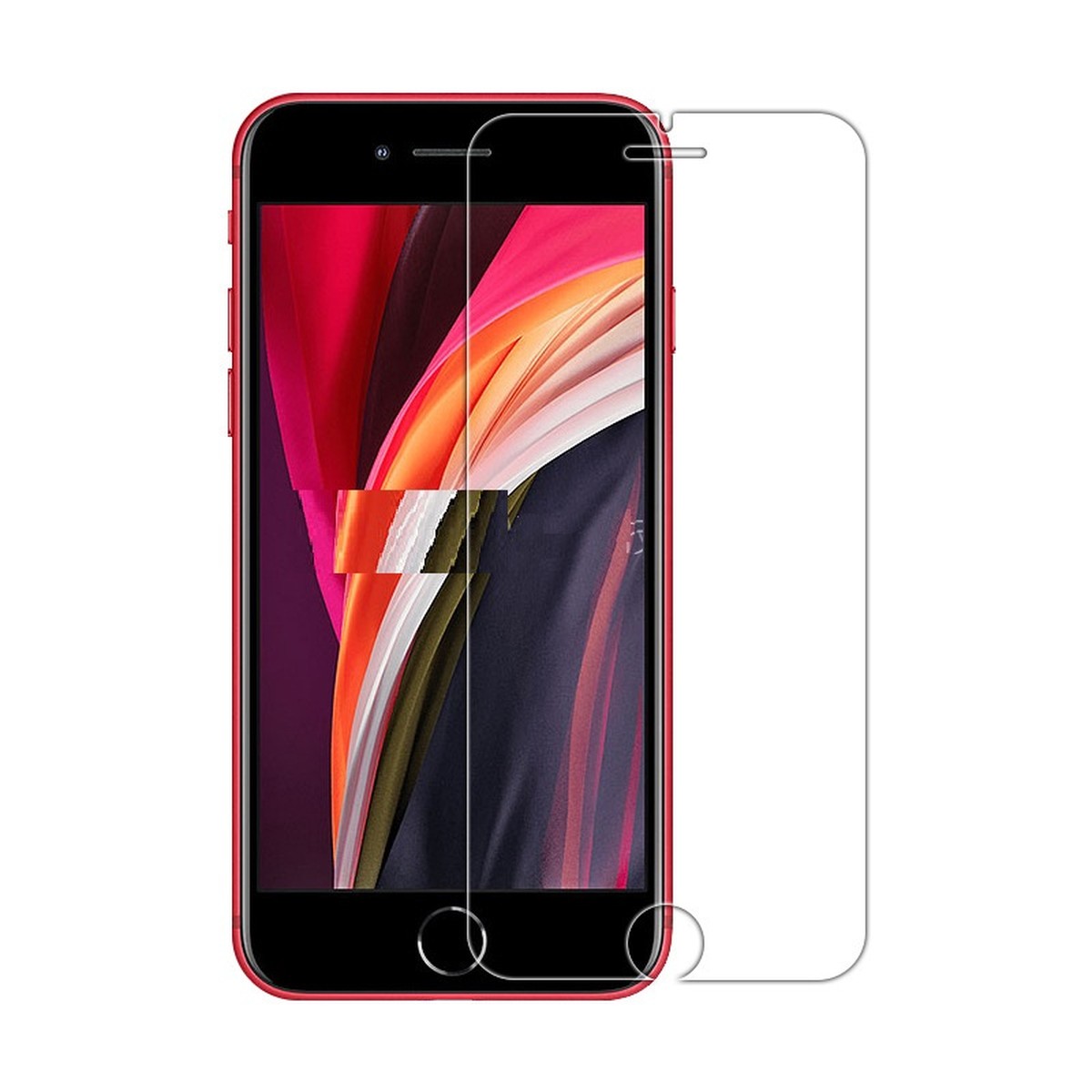 メール便送料無料 iPhone SE2 2020 第2世代 iPhone7 iPhone8 強化ガラス 最新 4.7インチ 再販ご予約限定送料無料 2.5D 液晶保護フィルム 0.26mm 9H