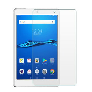 HUAWEI MediaPad M3 LITE S 8�C���` 2018�N 9H 0.33mm �����K���X �t���ی�t�B���� 2.5D