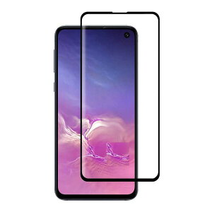 Galaxy S10 SCV41 SC-03L wFؑΉ ۂȂ Sʕی 3DȖʃJo[ KX tیtB 2.5D