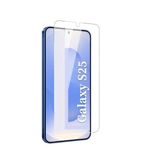Galaxy S25 SC-51F SCG31 \tgoN wFؑΉ KX tیtB 2.5D
