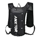 ANXTOR ランニング バッグ パック トレラン ザック 合計5L 超軽量 ジョギング ランニングバッグ 軽量 アウトドア サイクリング 自転車 登山 速乾 通気性 防臭 ハイキングトレイル 自転車レース マラソン 光反射 メンズ レディース 全国送料なし バックパック・リュック