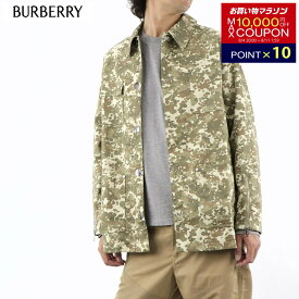 ＼P5倍 4日20時～／【新品】 バーバリー BURBERRY アウター ジャケット・ブルゾン 8016787 A6850 メンズ カーキ カーキ ミリタリー柄 ロゴ