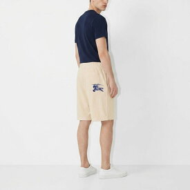 【新品】バーバリー BURBERRY ボトムス ショートパンツ メンズ アイボリー コットン ショートパンツ ハーフパンツ 8081322