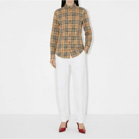 【新品】バーバリー BURBERRY トップス シャツ・ブラウス レディース ベージュ系 コットン バーバリーチェック 8083149