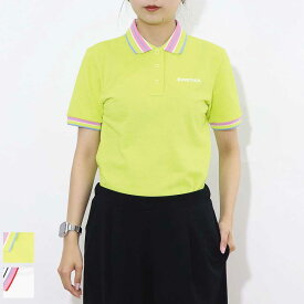 【新品】デュベティカ DUVETICA トップス ポロシャツ レディース ホワイト イエロー コットン ポリエステル ロゴ シンプル VDTS61131