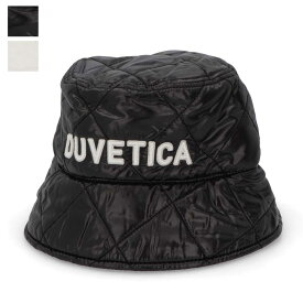 【新品】デュベティカ DUVETICA 帽子 ハット レディース ホワイト ブラック ポリアミド バケットハット キルティング ロゴ VXHT00116