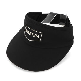 【新品】デュベティカ DUVETICA 帽子 ハット レディース ブラック ポリウレタン ポリアミド サンバイザー ロゴ VXSC01131