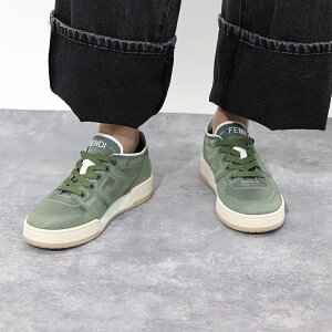 �y�V�i�z�t�F���f�B FENDI �V���[�Y �X�j�[�J�[ ���f�B�[�X MATCH SNEAKER �O���[�� �|���A�~�h �|���E���^�� �|���G�X�e�� ���b�V�� ���S �����݃J���[ 8E8415 AN7K