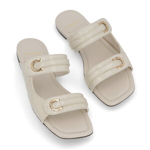 �y�V�i�z�t�F���K�� FERRAGAMO �V���[�Y �T���_�� ���f�B�[�X �N���[�� ���U�[ �t���b�g�T���_�� �K���`�[�j �q�[���Ȃ� KATE 774581