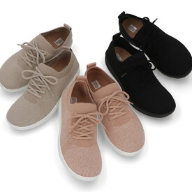 【新品】フィットフロップ FITFLOP シューズ スニーカー レディース ブラック グレー ピンク スリッポンタイプ スポーティ L39