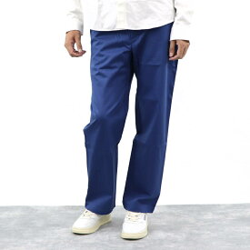 【新品】 ケンゾー KENZO FA55PA3411RJ 76 STRAIGHT LEG BELTED PANT ボトムス ストレートカットパンツ ベルテッド ジャガード コットン ブルー コットン メンズ