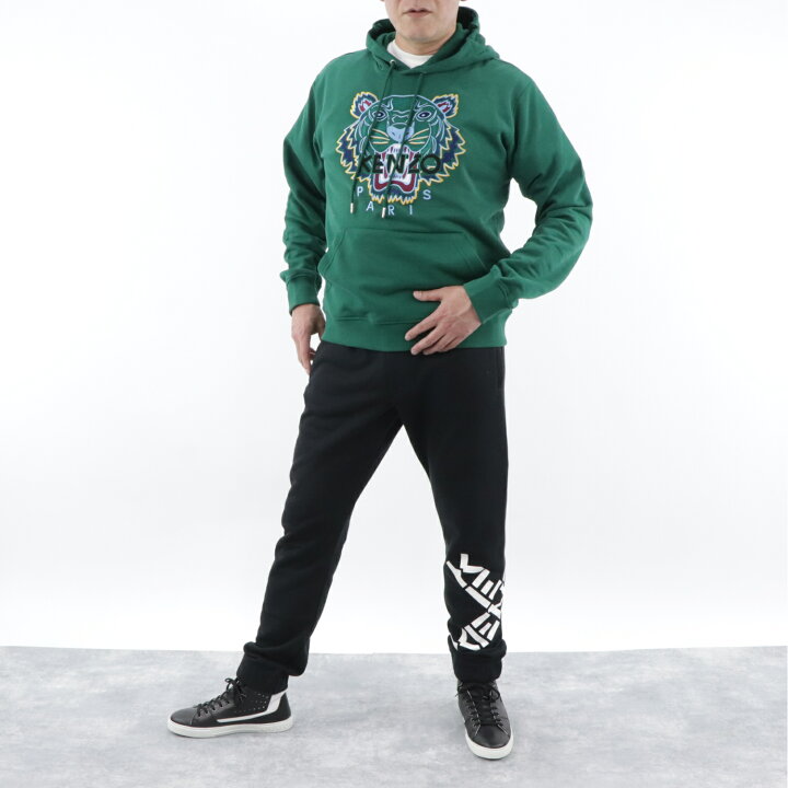 楽天市場】ケンゾー KENZO トップス パーカー メンズ グリーン
