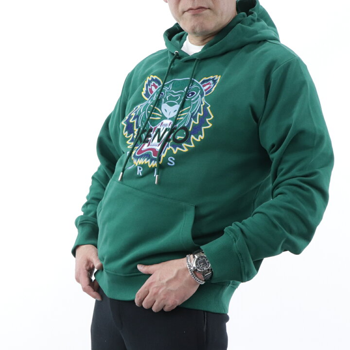 楽天市場】ケンゾー KENZO トップス パーカー メンズ グリーン 