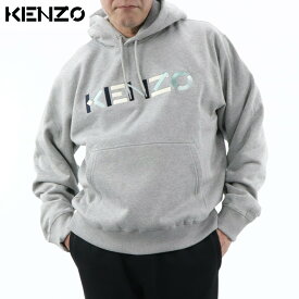 【週末限定SALE】【新品】 ケンゾー KENZO トップス パーカー FA65SW3044MO 94 メンズ グレー プルオーバー フーディー ロゴ 刺繍
