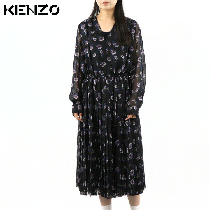 楽天市場】ケンゾー KENZO ワンピース レディース ブラック ドロー 