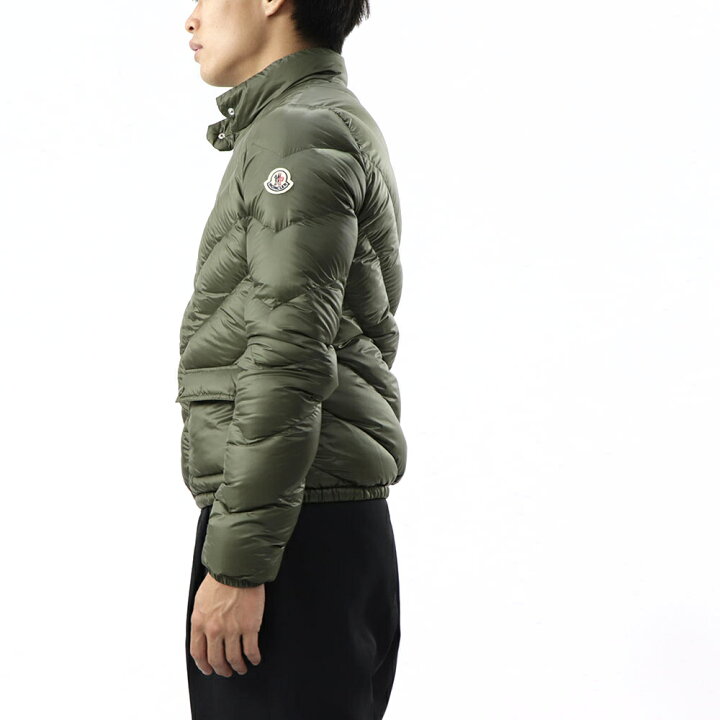 MONCLER モンクレール ALBAN トリコロール ダウンジャケット カーキ 