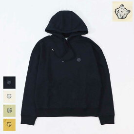 【新品】メゾン キツネ MAISON KITSUNE トップス パーカー メンズ TONAL FOX HEAD PATCH OVERSIZE ブラック クリーム ライトグリーン マスタード フォックスパッチ スエット フーディ 無地 ワンポイント 長袖 LM00705KM0001