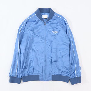 yViz] Lcl MAISON KITSUNE AE^[ WPbgEu] fB[X SATIN FINISH BOMBER JACKET u[ {o[WPbg S Te MW02103WF0023