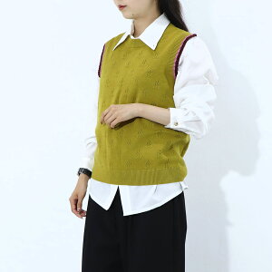 yViz|[ X~X Paul Smith gbvX jbg fB[X Crew-neck sleeveless knitted top }X^[h E[ Rbg m[X[v T}[jbg ԕ ҂ ujbg W2R-339N-L31111