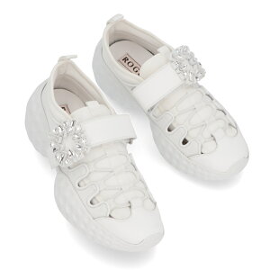 �y�V�i�z���W�F�E���B���B�G Roger Vivier �V���[�Y �X�j�[�J�[ ���f�B�[�X �z���C�g �g���b�L���O�V���[�Y �r�W���[�o�b�N�� RVW63738940TU4