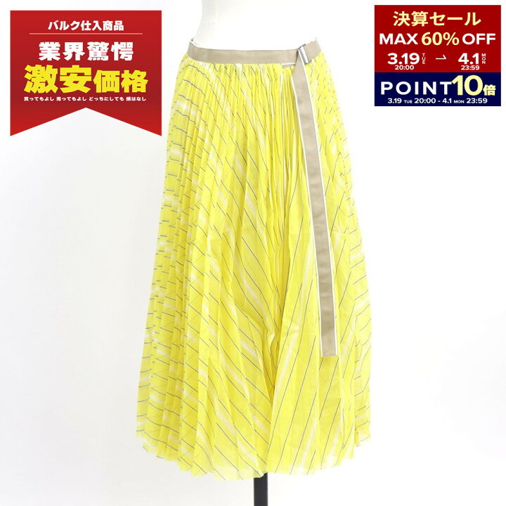 楽天市場】【新品】 サカイ sacai プリーツスカート 19 04489 676  