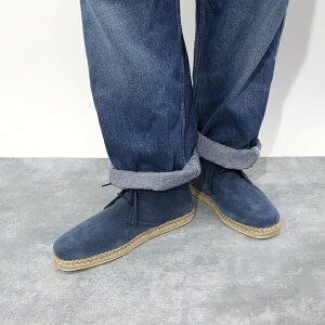 【新品】 トッズ TODS スニーカー メンズ シューズ エスパドリーユ ネイビー ハイカット スエード スウェード POLACCO ESPADRILLAS 66B RE0 ロゴ シンプル XXM66B00D80RE0 U827