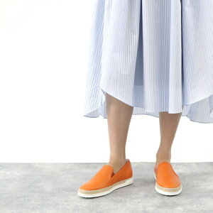 �y�V�i�z �g�b�Y TODS �X���b�|�� ���f�B�[�X �V���[�Y �X�j�[�J�[ �G�X�p�h���[�� GOMMA RAFIA TV PANTOFOLA PELLE 5JI ARANCIO ���f�B�[�X �I�����W ���U�[ �t���b�g�V���[�Y ���S �V���v�� XXW0TV0J97Z5J1G803