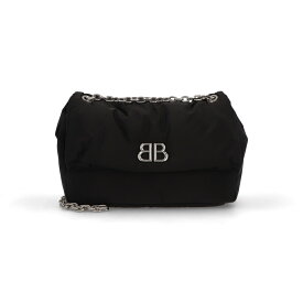 【新品】バレンシアガ BALENCIAGA バッグ ショルダーバッグ レディース MONACO M モナコ ブラック チェーンショルダー ロゴ 765945 2AA6C 1000