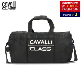 ＼週末限定SALE／【新品】 カヴァリクラス CAVALLI CLASS バッグ OXV10ESB049 05051 ユニセックス BLACK 2way メンズ レディース 旅行バッグ 大容量 ハンドバッグ ショルダー パッド
