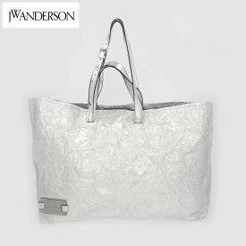 ＼ポイント10倍 24日20時～／【新品】 ジェイダブリューアンダーソン JW ANDERSON トートバッグ ショルダーバッグ HB0045 LA0016 レディース シルバー ビッグトート 大容量 アンカー 錨 ロゴ