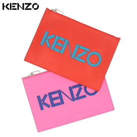【新品】 ケンゾー KENZO バッグ F855PM502L46 レディース レッド ピンク スリム ポーチ ロゴ