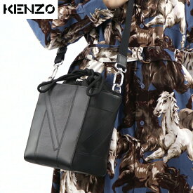 ＼エントリーでP5倍／【新品】 ケンゾー KENZO バッグ ショルダーバッグ FA62SA901L13 99 ユニセックス ブラック メンズ レディース クロスボディ 巾着 シンプル ロゴ