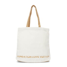 【新品】ルイ ヴィトン LOUIS VUITTON バッグ トートバッグ レディース Fondation Canvas Tote Bag WH ホワイト コットン フォンダシオン ルイ・ヴィトン ロゴ キャンバストートバッグ