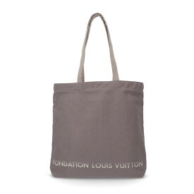 【新品】ルイ ヴィトン LOUIS VUITTON バッグ トートバッグ レディース Fondation Canvas Tote Bag GREY グレー コットン フォンダシオン ルイ・ヴィトン ロゴ キャンバストートバッグ