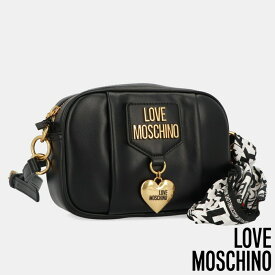 ＼ポイント3倍 24日20時～／【新品】 ラブ モスキーノ LOVE MOSCHINO JC4051PP1ELO0000 ショルダーバッグ ブラック ゴールド金具 ワンポイント ロゴ ハート シンプル ミニバッグ ポシェット レディース