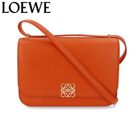 【新品】 ロエベ LOEWE バッグ ショルダーバッグ A896N01X03 ゴヤバッグ レディース オレンジ レザー 本革 シンプル 無地 ロゴ 2way シルクカーフ アナグラム