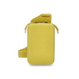 【新品】ロエベ LOEWE バッグ ショルダーバッグ メンズ MOLDED SLING イエロー系 クロスボディ ロゴ アナグラム モールデッドスリング B987W42X07