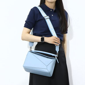 �y�V�i�z���G�x LOEWE �o�b�O �V�����_�[�o�b�O ���f�B�[�X �p�Y�� �X���[�� PUZZLE SMALL ���C�g�u���[ �J�[�t�X�L�� �A�i�O���� �W���K�[�h���S �V���o�[���� �n���h�o�b�O 2Way �� A510S21XA9