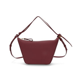 【新品】ロエベ LOEWE バッグ ショルダーバッグ レディース HAMMOCK HOBO MINI パープル系 ポリエステル 綿 ロゴ 2Way ハンドバッグ アナグラム A538G13X01