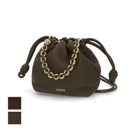 【新品】ロエベ LOEWE バッグ ショルダーバッグ レディース フラメンコミニ カーキ ワインレッド チェーンバッグ ロゴ A914CBPX03