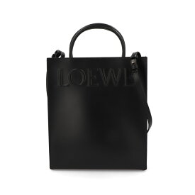 【新品】ロエベ LOEWE バッグ トートバッグ レディース STANDARD ブラック ロゴ スタンダード 2Way A933R18X14