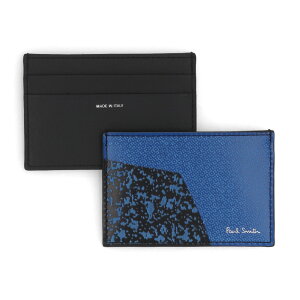 �y�V�i�z �|�[�� �X�~�X Paul Smith �G�� �J�[�h�P�[�X�E���h���� �����Y WALLET CC CASE �u���[×�u���b�N ���U�[ ���S �o�C�J���[ �� �p�X�P�[�X M1A-6137-LABTEX