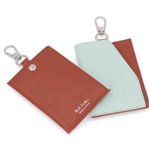 �y�V�i�z �|�[�� �X�~�X Paul Smith �G�� �J�[�h�P�[�X�E���h���� �����Y WALLET LUGGAGE TAG �u���E��×���C�g�u���[ ���U�[ ���S �}���`�J���[ �J�[�h�z���_�[ M1A-7721-LDECOR