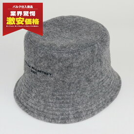 ＼最安値に挑戦／【新品】 ステラマッカートニー STELLA MCCARTNEY 900453 WP0079 1202 バケットハット ロゴ グレー