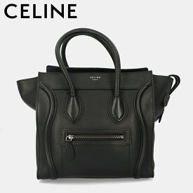 【中古/Aランク】セリーヌ CELINE ラゲージ マイクロショッパー トートバッグ ハンドバッグ ブラック レディース レザー